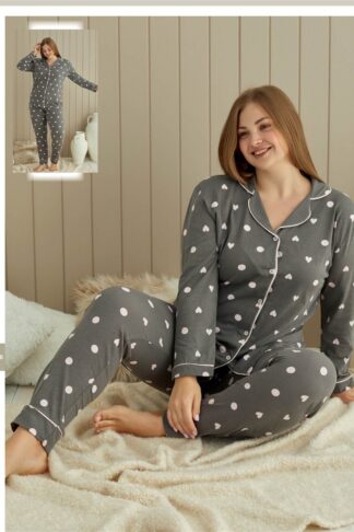 Deluxerie Pyjama Set Fuer Grosse Grossen Orrinthia